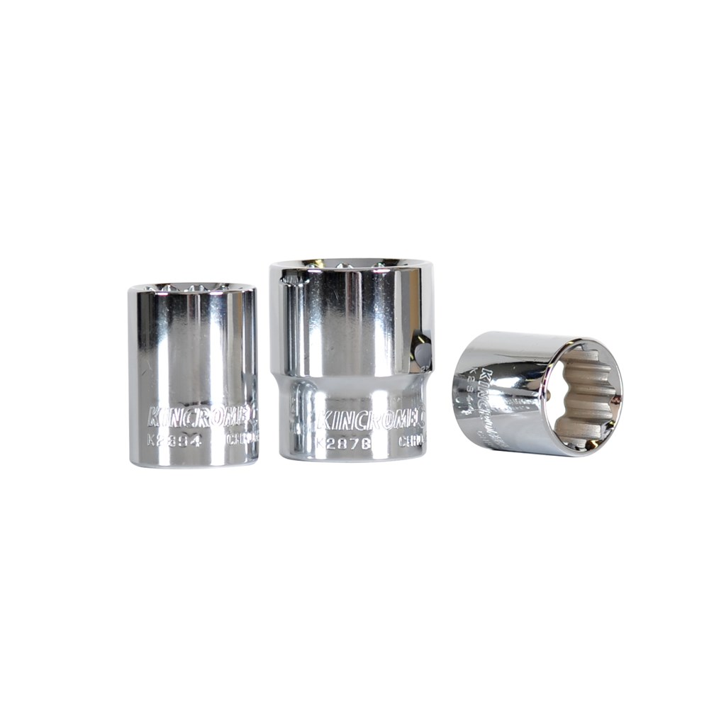 KINCROME SOCKET 1/2'' DVE 11MM MIRROR POLISH